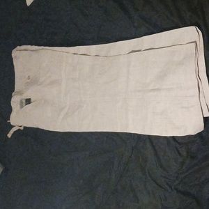 Pants size 34 w 32 l linen cream